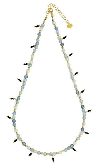 Necklace Io & Te  Woman in Silver Acquamarina CLLUACDO - CLLUACDO